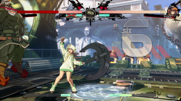 May landing a fully charged command normal on Potemkin.