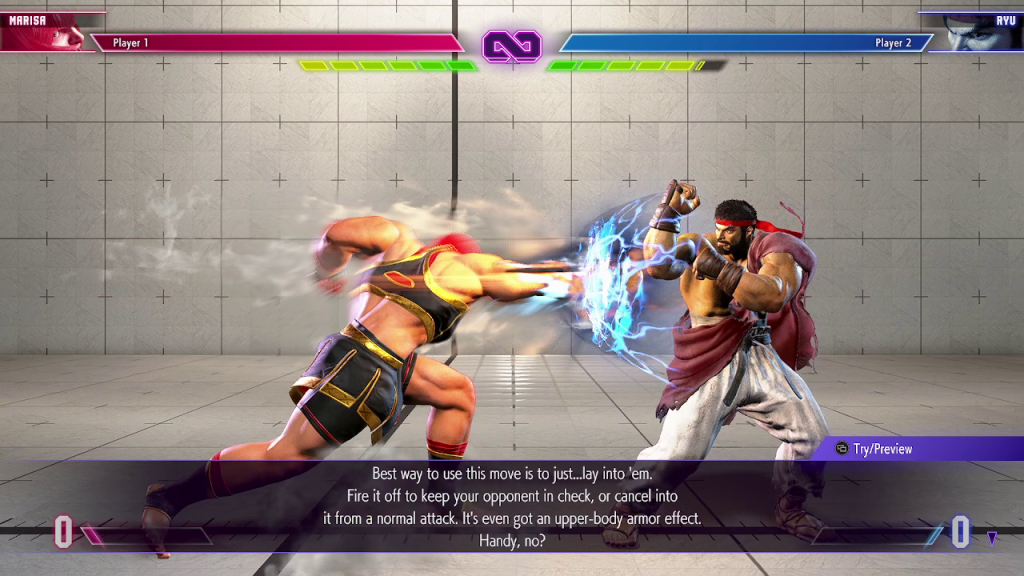 Marisa's character guide for Gladius.