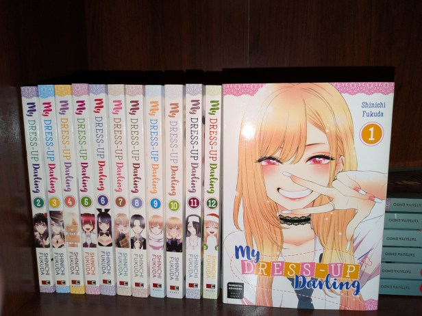 Volumes 1 through 12 of My Dress-Up Darling by Shinichi Fukuda