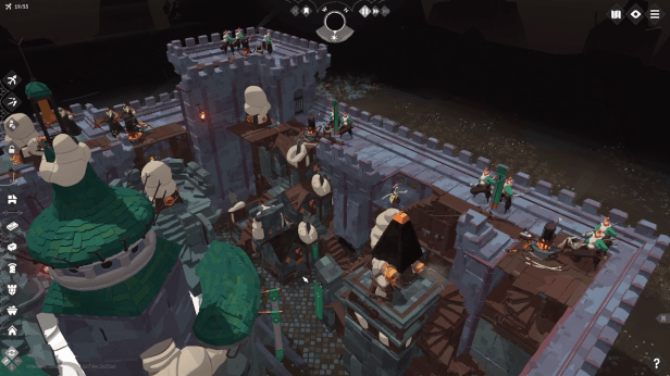 A small section of houses built into the side of my wall in Cataclismo.