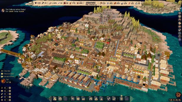 My town in Whiskerwood after around 17 hours of aggressively relaxed gameplay.