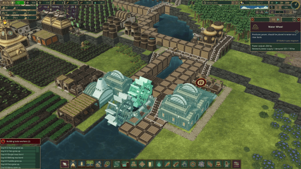 All nodes in the power network are highlighted in a friendly blue.