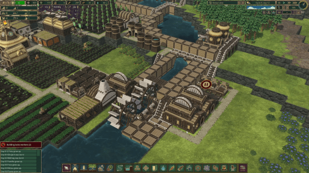 Maximizing power generation with fewer Water Wheels.