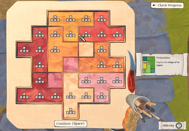 One of the thousands of puzzles from The Artisan of Glimmith.
