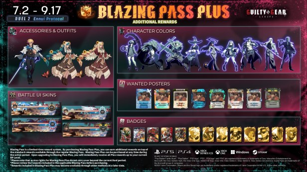 Image of Guilty Gear Strive's Blazing Pass 2.