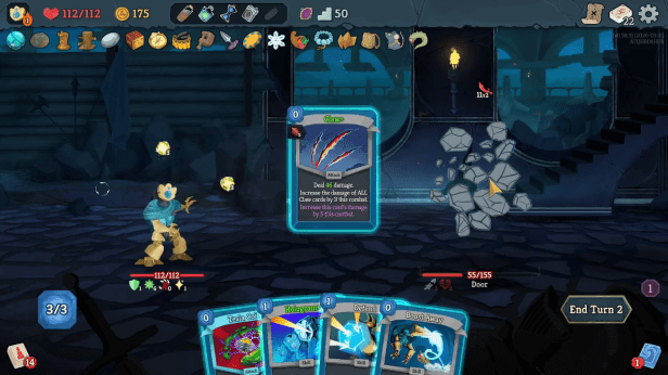 A screenshot showing how the damage on Claw can balloon out of control.