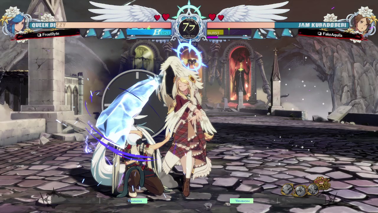 Screenshot showing Dizzy's new Country Style outfit.