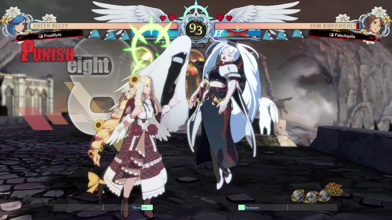 Screenshot showing Dizzy's new Country Style outfit.