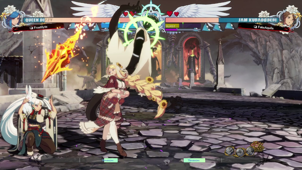 Screenshot showing Dizzy's new Country Style outfit.