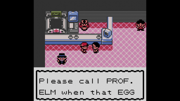 Collecting the Egg from Professor Elm's assistant.