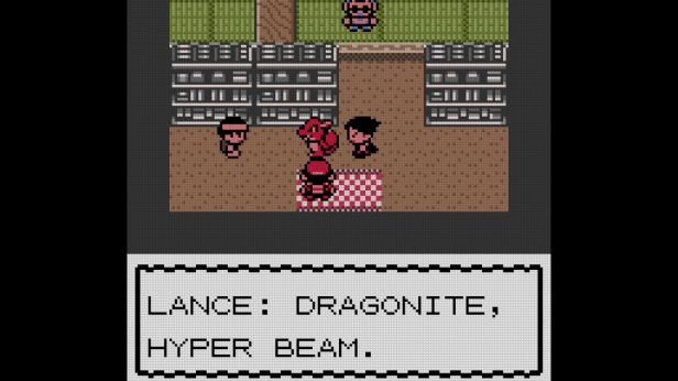 Dragonite kills a man under Lance's direction.
