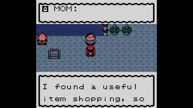 Mom finally calling us about the Moon Stone item.