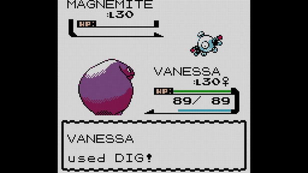 Dig hitting Jasmine's Magnemite for quad effective damage.