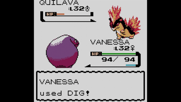 Vanessa hits the field to finish the job.